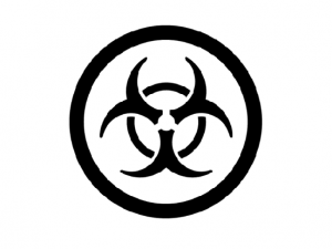 A WHMIS Label, Class D3 - Biohazardous Infectious Materials, Roll 500