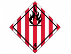 Hazard Class 4.1 - Flammable Solid, 4