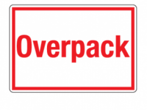 Overpack Label, 4