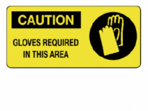 Caution - Gloves Required in This Area, 7