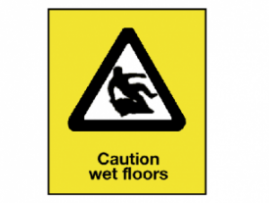 Caution Wet Floors, 8.5