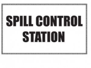 Spill Control Station, Rigid Vinyl, 10